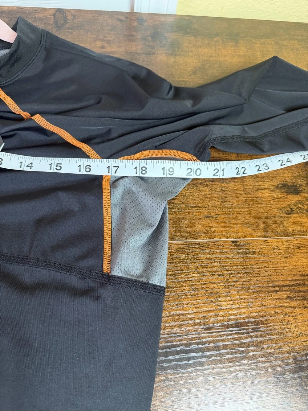 Shock Doctor Core Compression Hockey Shirt Men’s XL Black Orange Long Sleeve NWT